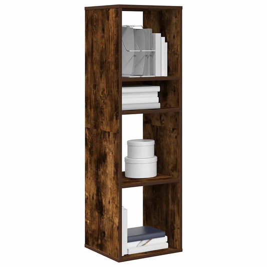 Bookcase, smoky oak, 34x31x112 cm, engineered wood