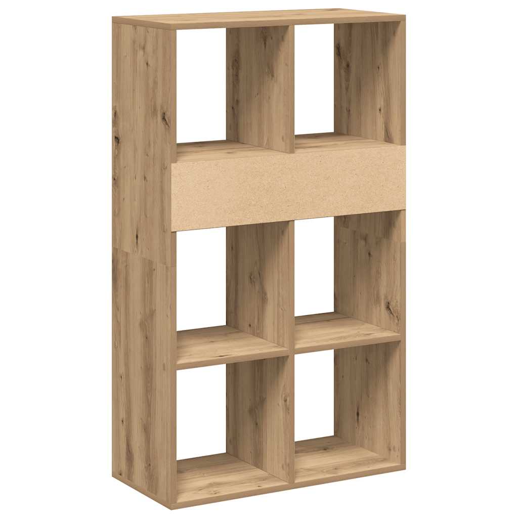 Bookcase, handcrafted oak, 66x31x112 cm, processed wood