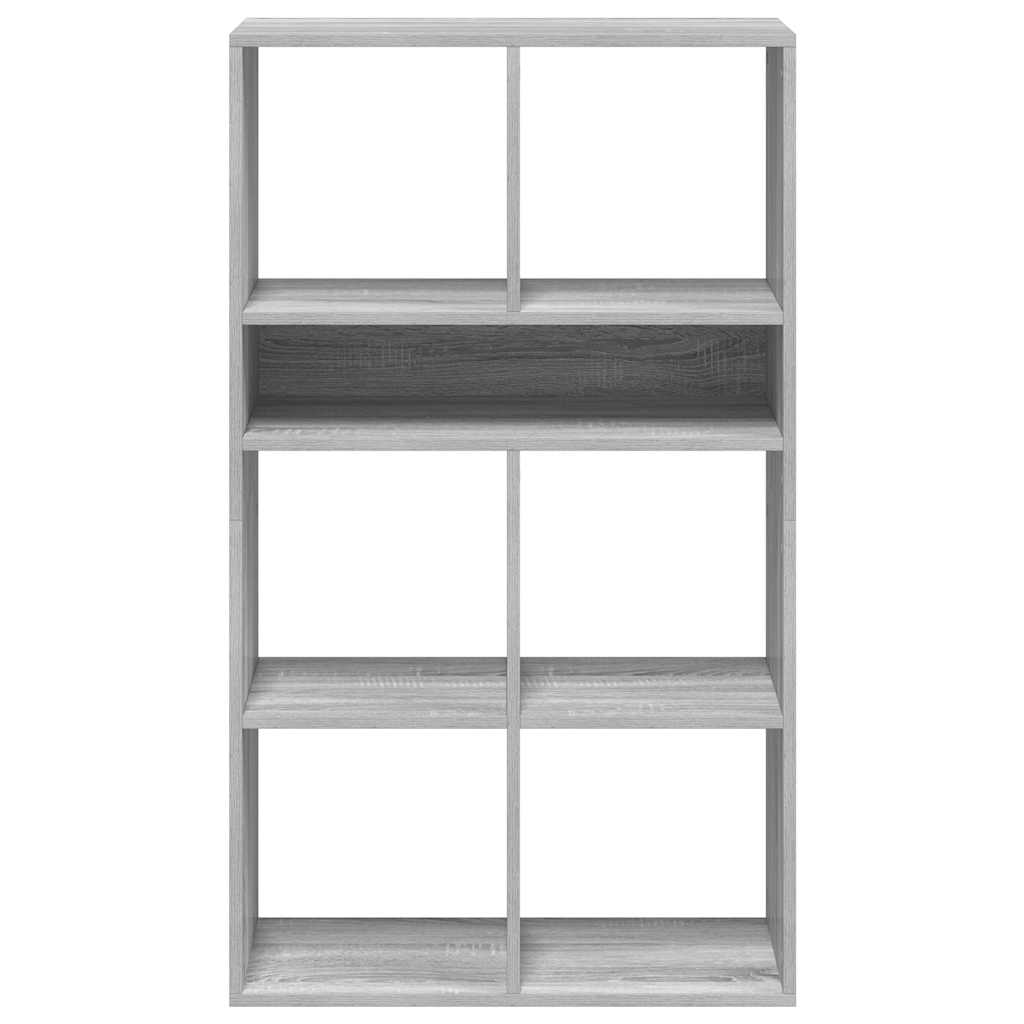 Bookcase, sonoma grey, 66x31x112 cm, engineered wood