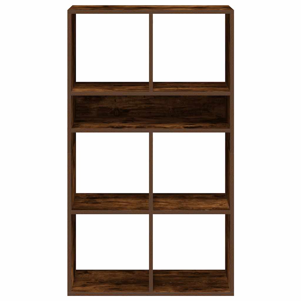 Bookcase, smoky oak, 66x31x112 cm, engineered wood