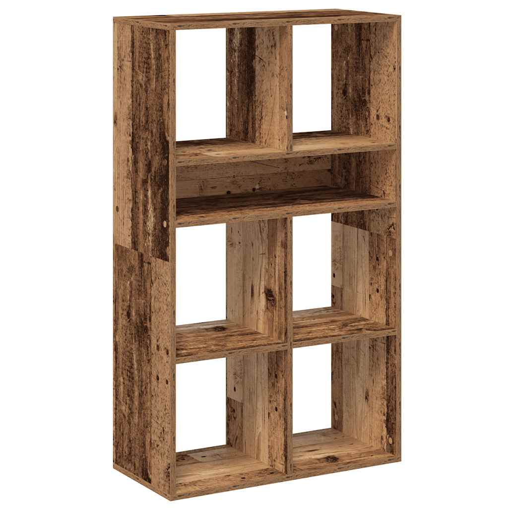 Bookcase, old wood, 66x31x112 cm, processed wood