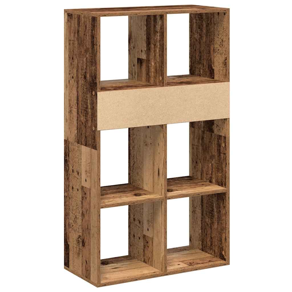 Bookcase, old wood, 66x31x112 cm, processed wood