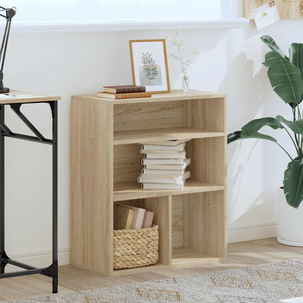 Bookcase, Sonoma oak, 60x30x71.5 cm, engineered wood