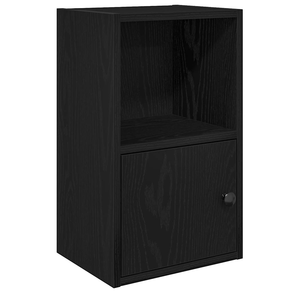 Bookcase Black Oak 31x24x52 cm Processed wood