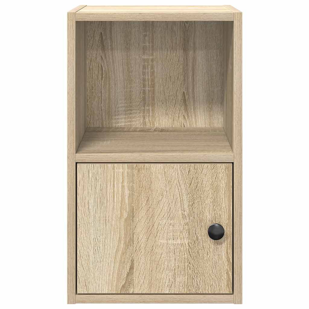 Bookcase, sonoma oak, 31x24x52 cm, processed wood