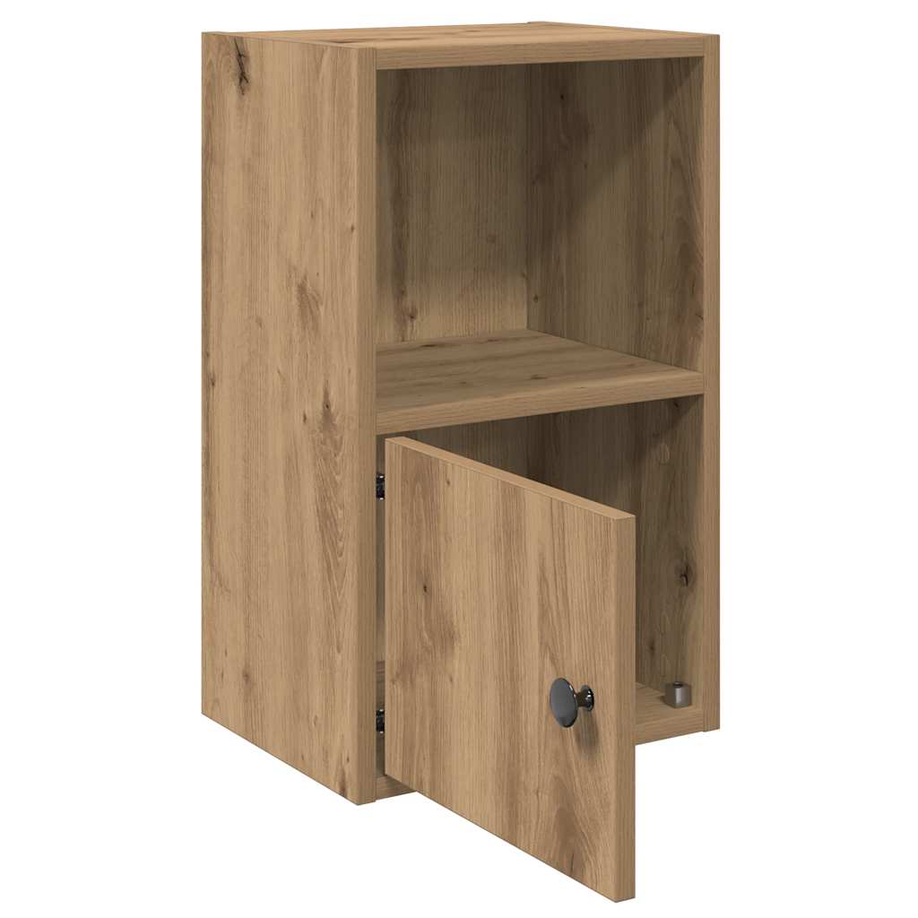 Bookcase, handcrafted oak, 31x24x52 cm, processed wood