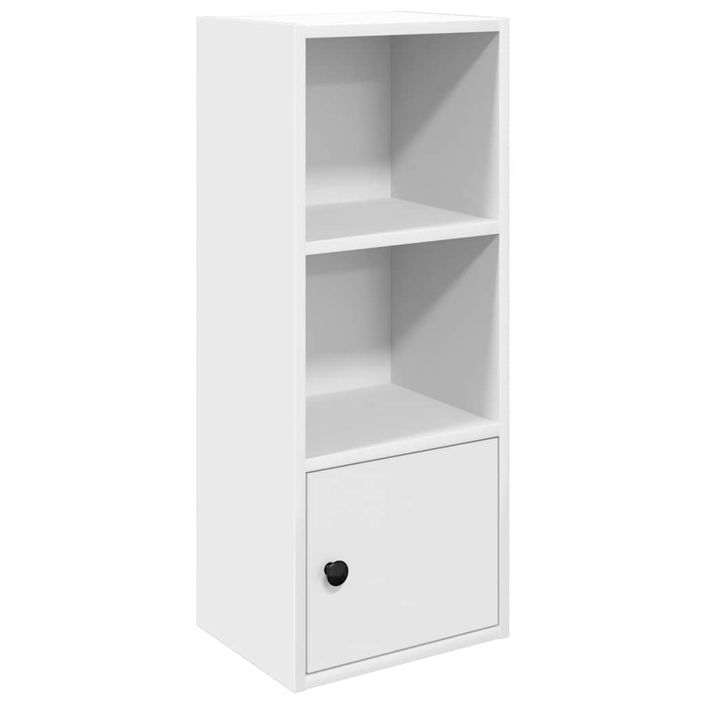 Bookcase, white, 31x24x77 cm, processed wood