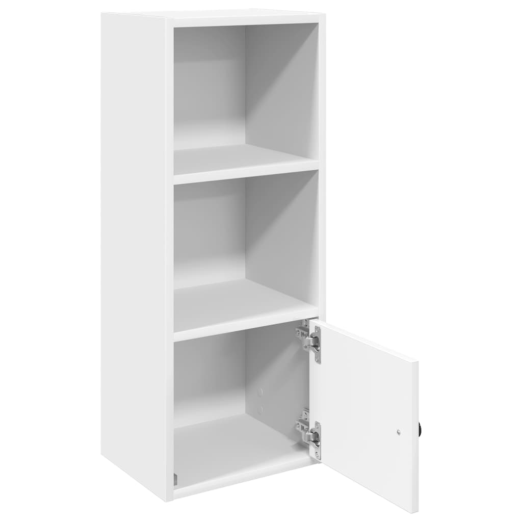 Bookcase, white, 31x24x77 cm, processed wood