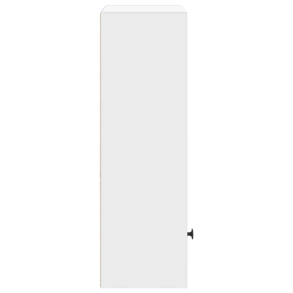 Bookcase, white, 31x24x77 cm, processed wood