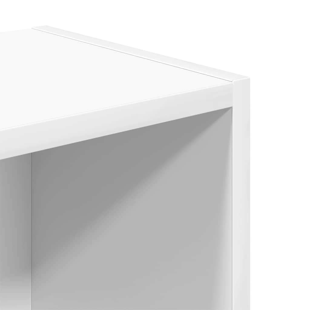 Bookcase, white, 31x24x77 cm, processed wood