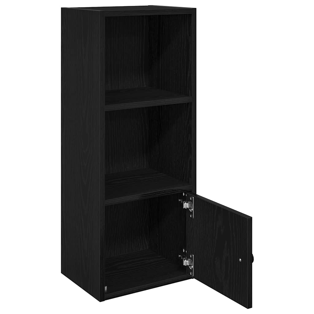 Bookcase Black Oak 31x24x77 cm Processed wood