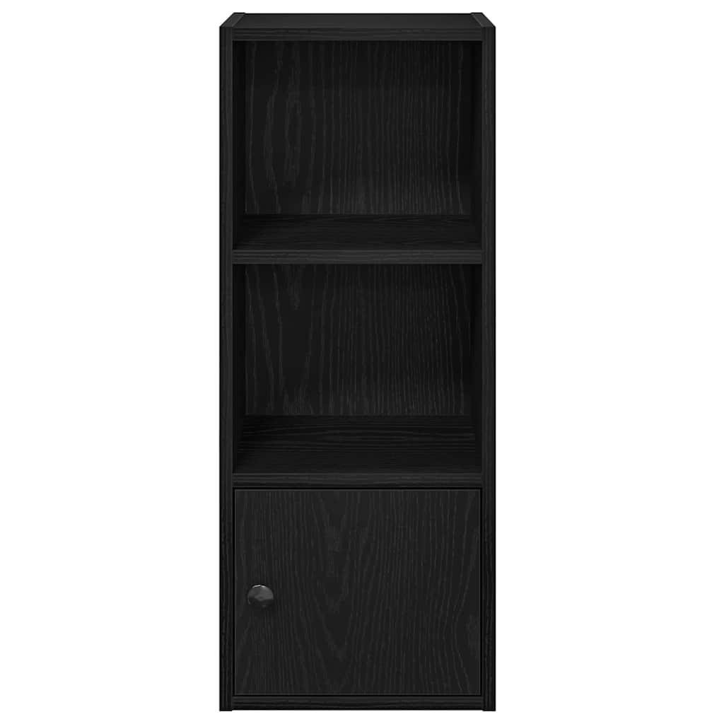 Bookcase Black Oak 31x24x77 cm Processed wood