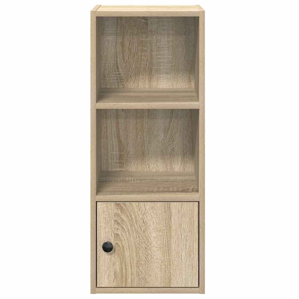 Bookcase, sonoma oak, 31x24x77 cm, processed wood