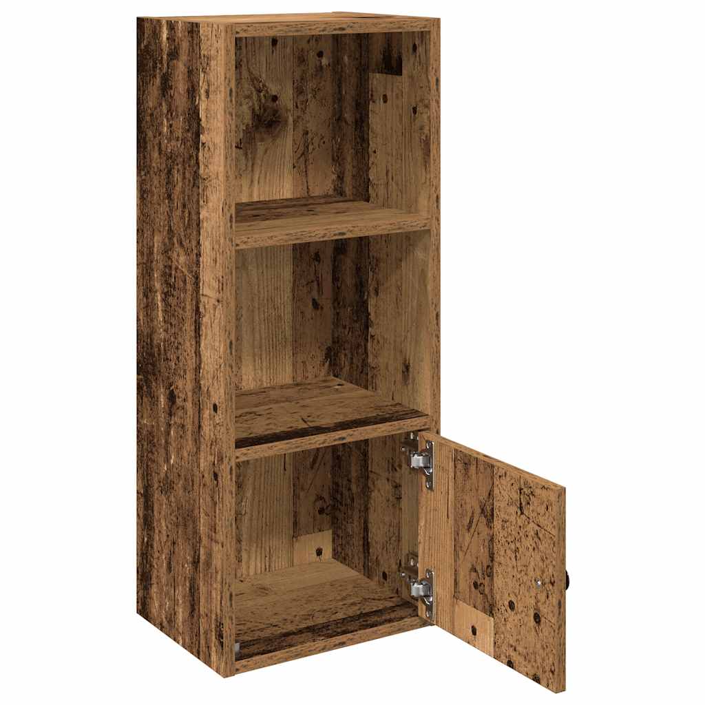 Bookcase, old wood, 31x24x77 cm, processed wood