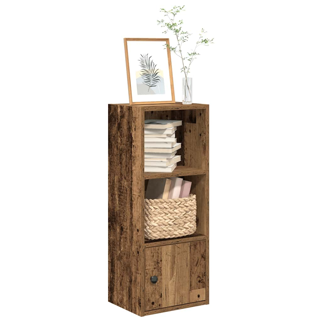 Bookcase, old wood, 31x24x77 cm, processed wood