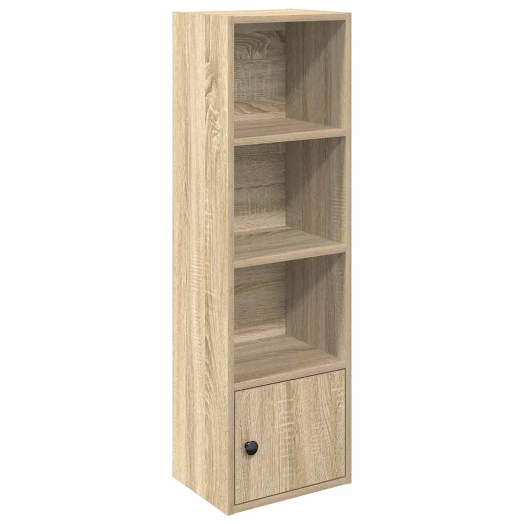 Bookcase, sonoma oak, 31x24x102 cm, processed wood