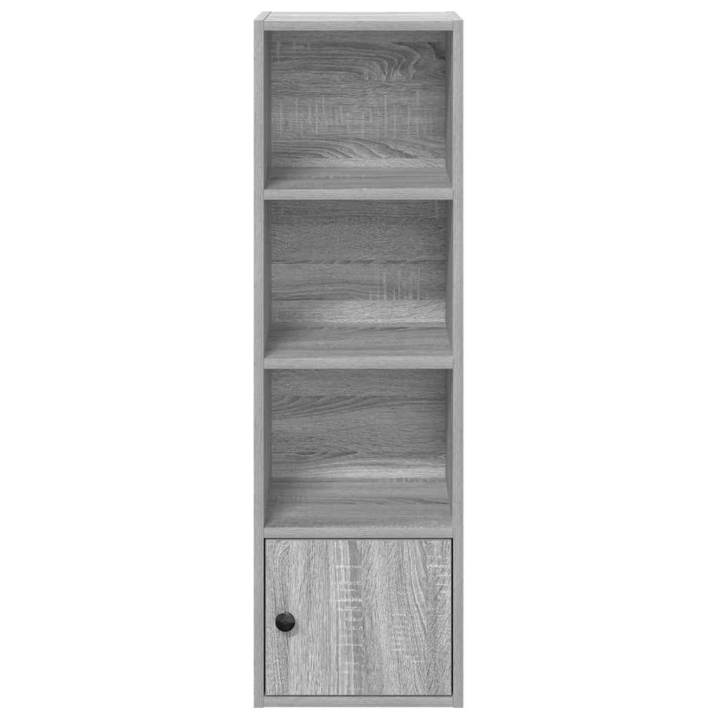 Bookcase, sonoma grey, 31x24x102 cm, engineered wood