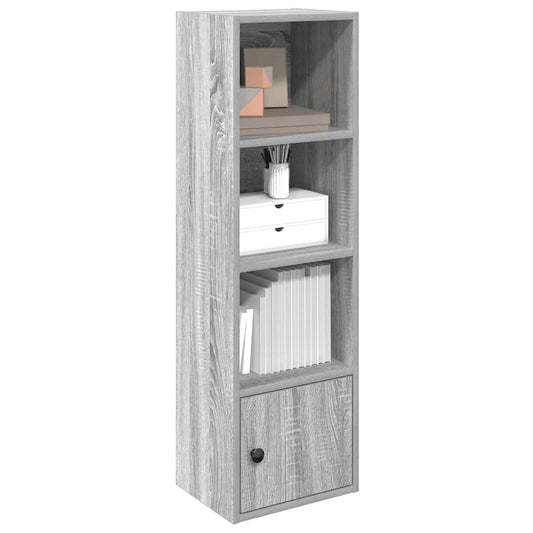 Bookcase, sonoma grey, 31x24x102 cm, engineered wood