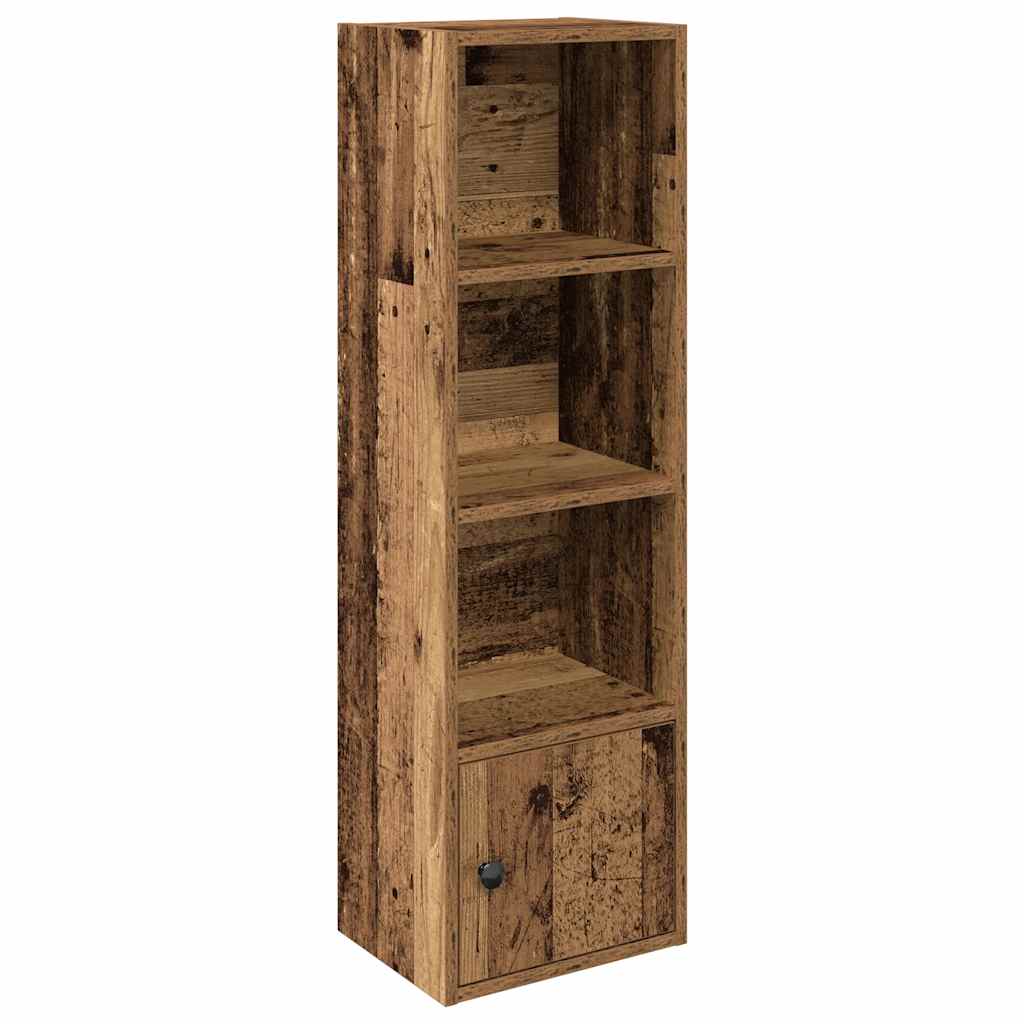 Bookcase, old wood, 31x24x102 cm, processed wood