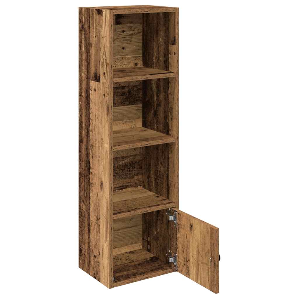 Bookcase, old wood, 31x24x102 cm, processed wood