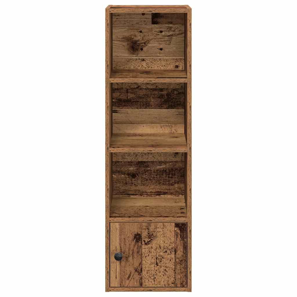 Bookcase, old wood, 31x24x102 cm, processed wood