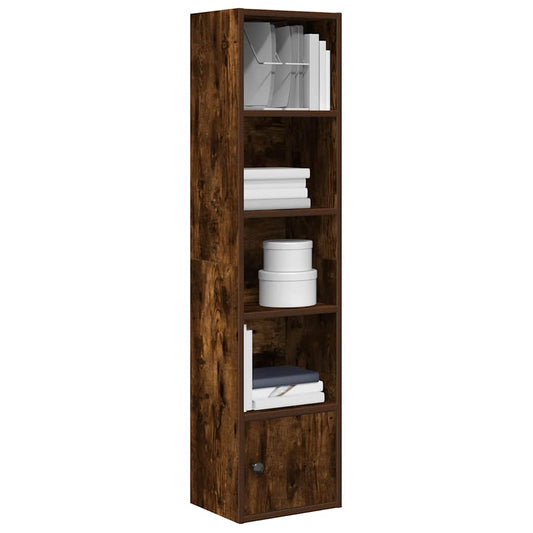 Bookcase, smoky oak, 31x24x127 cm, engineered wood