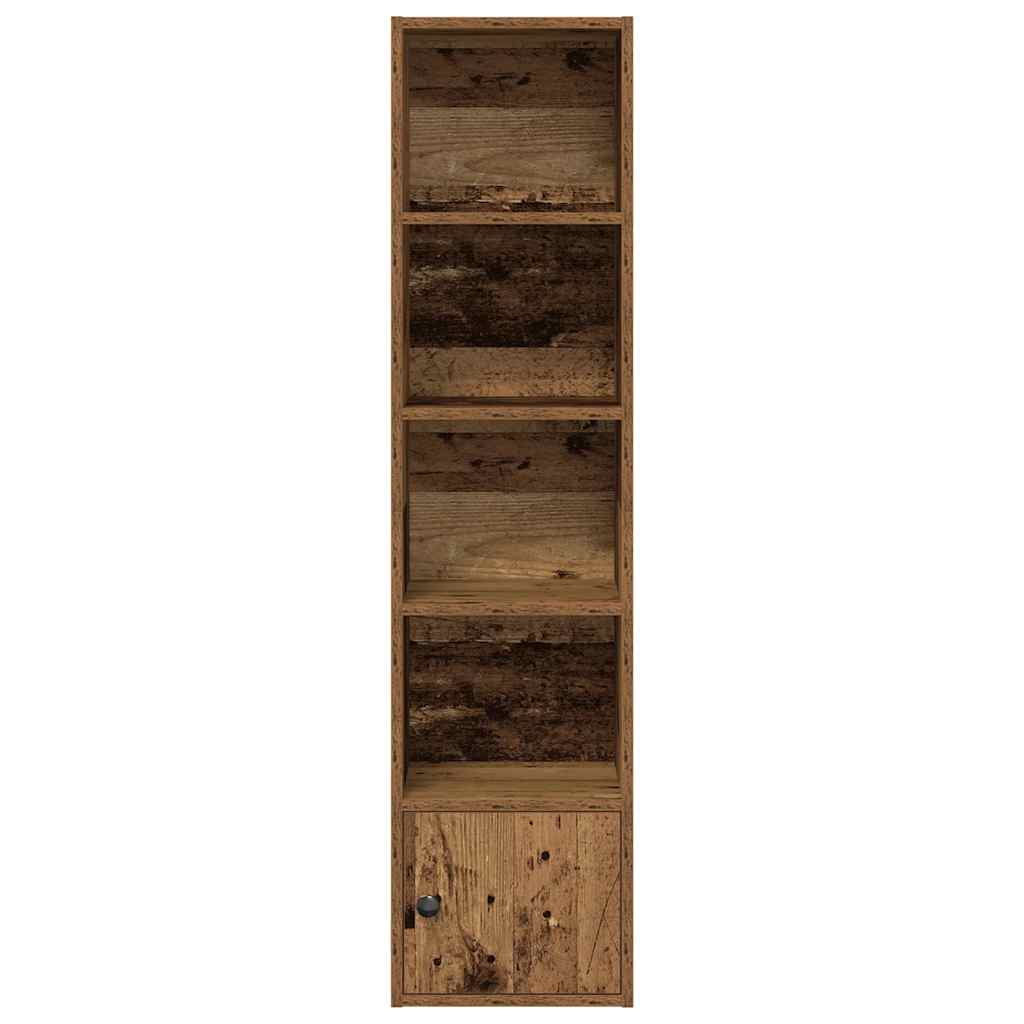 Bookcase, old wood, 31x24x127 cm, processed wood