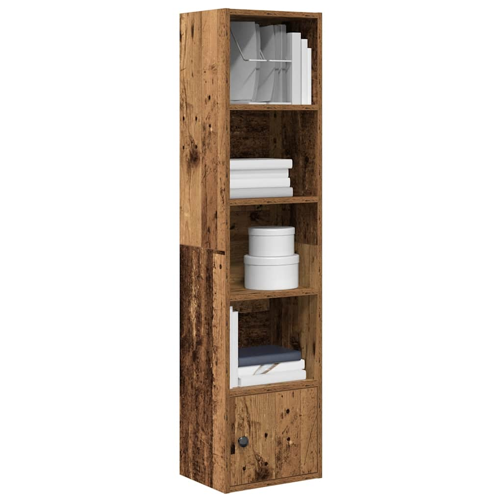 Bookcase, old wood, 31x24x127 cm, processed wood