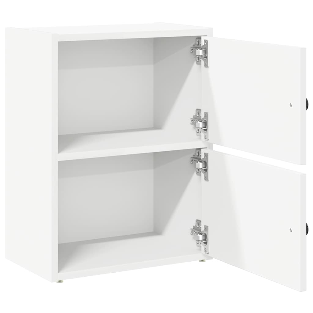 Bookcase, white, 40x24x52 cm, processed wood