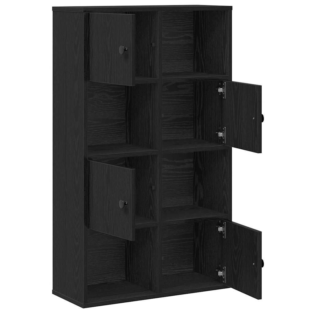 Bibliotecă Stejar negru 60x24x101,5 cm Lemn prelucrat