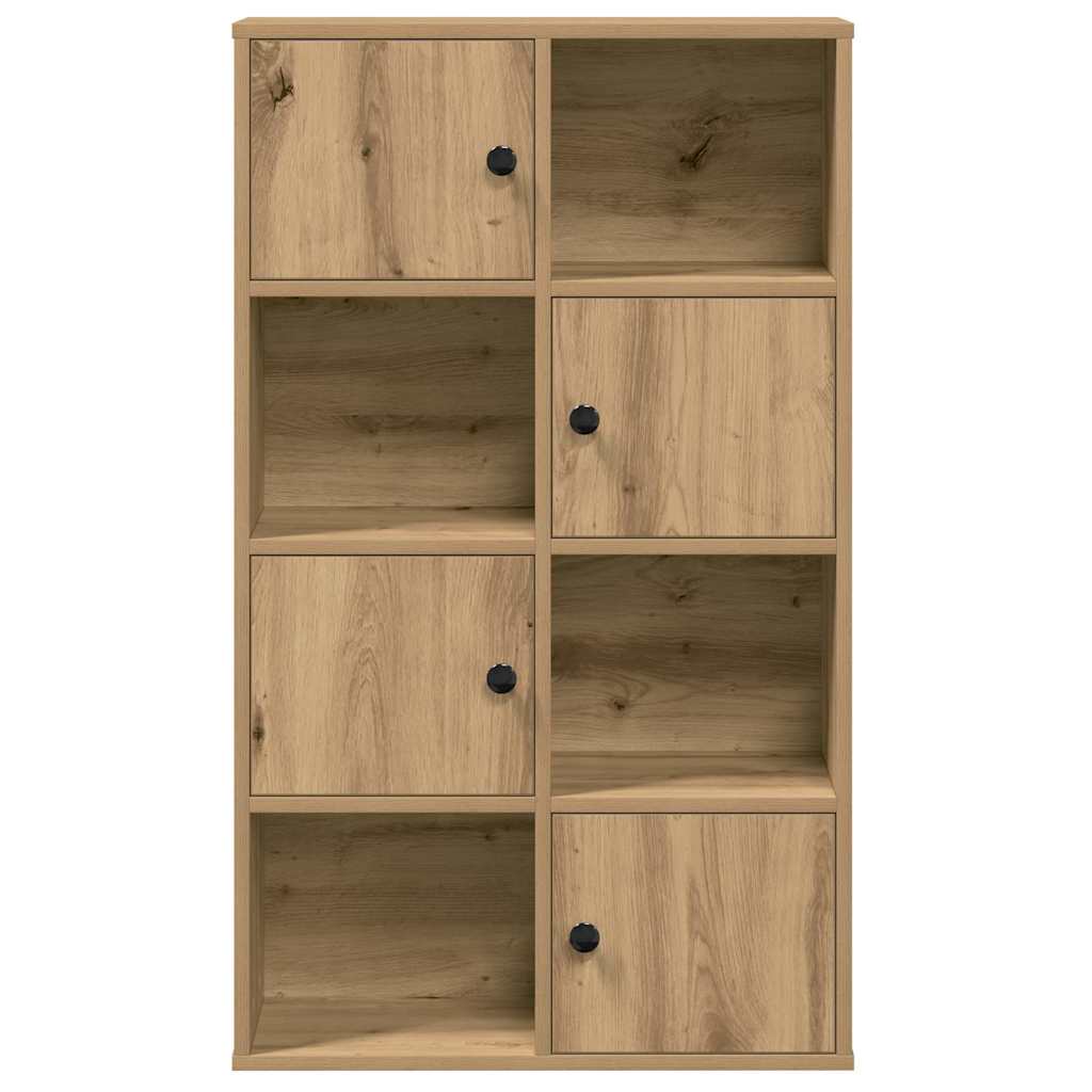 Bookcase, handcrafted oak, 60x24x101.5 cm, processed wood