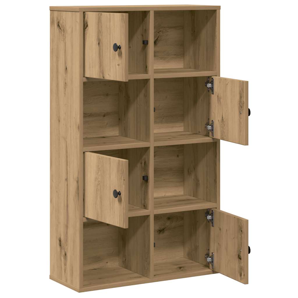 Bookcase, handcrafted oak, 60x24x101.5 cm, processed wood