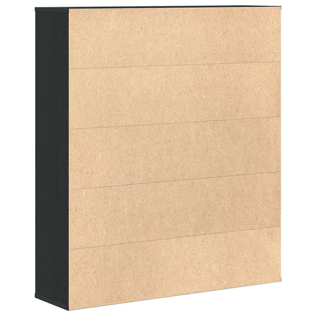 Bibliotecă Stejar negru 89x24x101,5 cm Lemn prelucrat