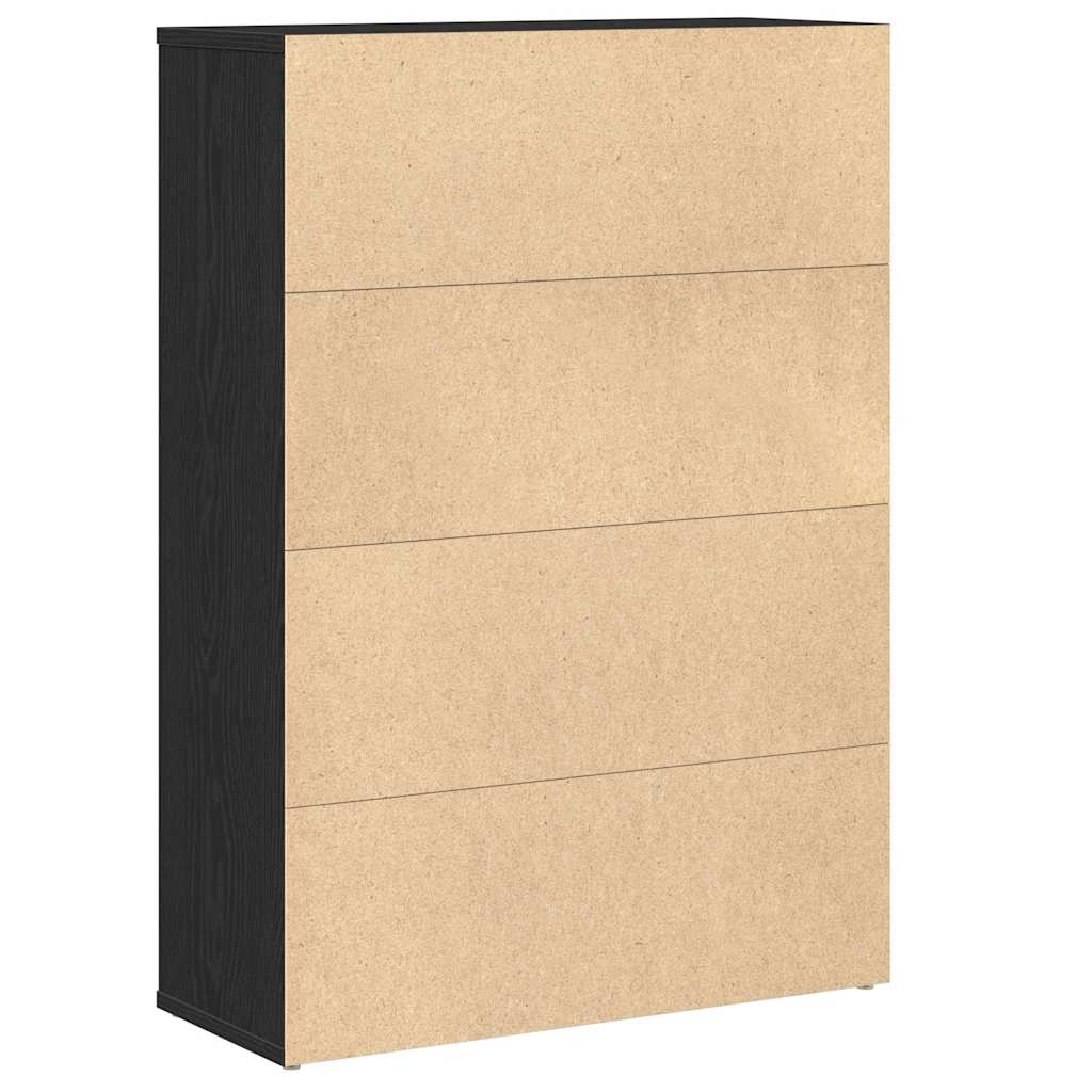 Bibliotecă Stejar negru 60x24x85 cm Lemn prelucrat