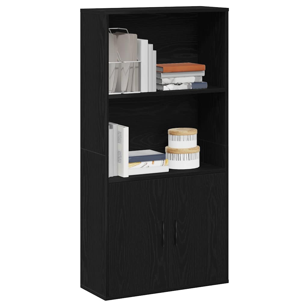 Bibliotecă Stejar negru 60x24x120 cm Lemn prelucrat