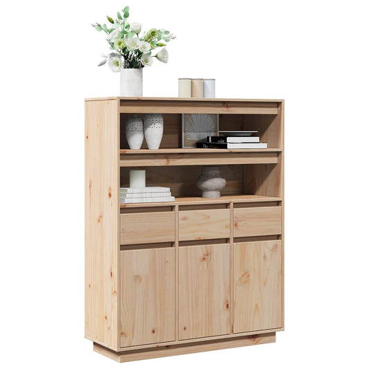 Tall cabinet, 89x40x116.5 cm, solid pine wood