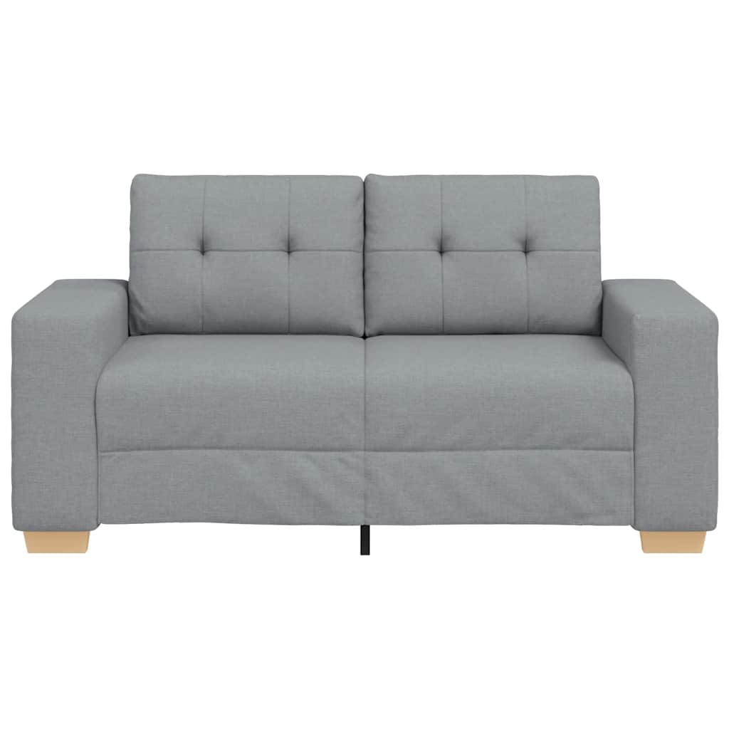 Lovesea sofa light gray 120 cm fabric