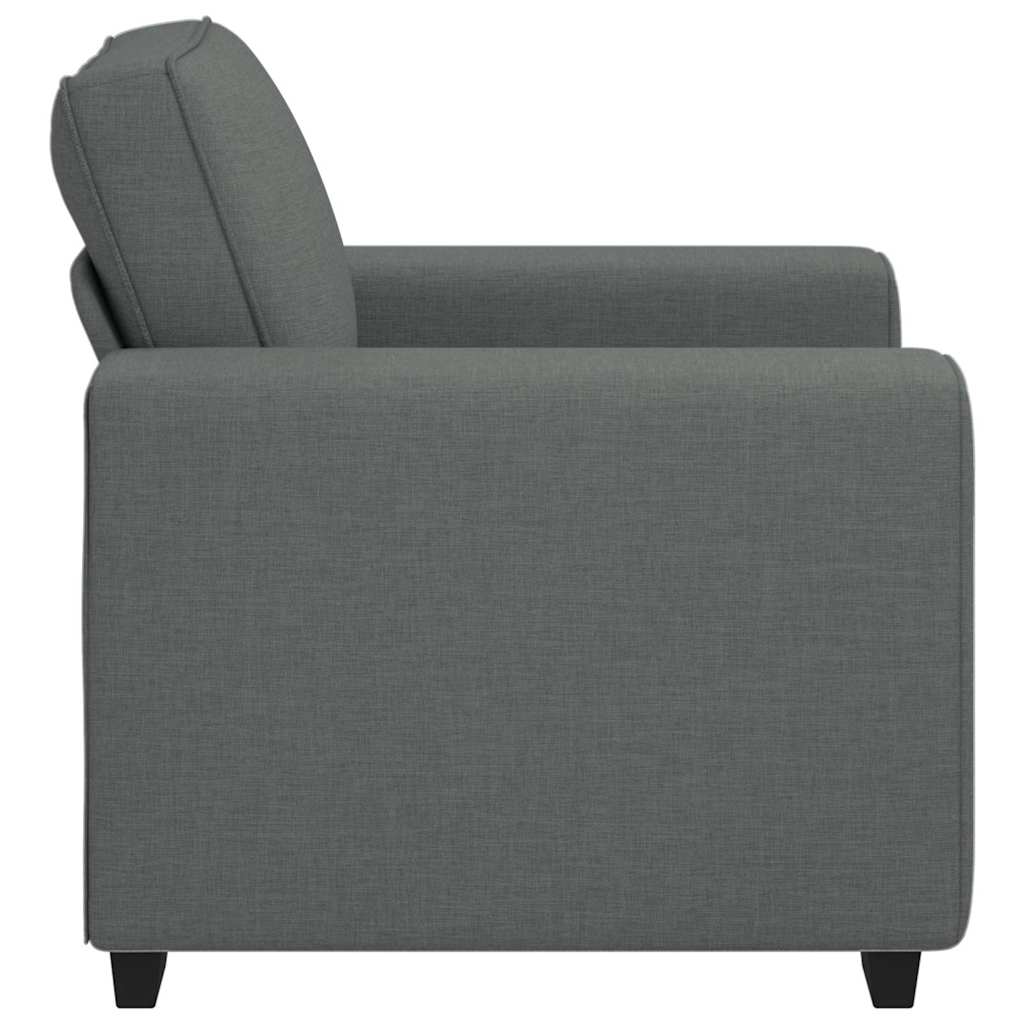 Sofa Chair Dark Grey 60 cm Fabric