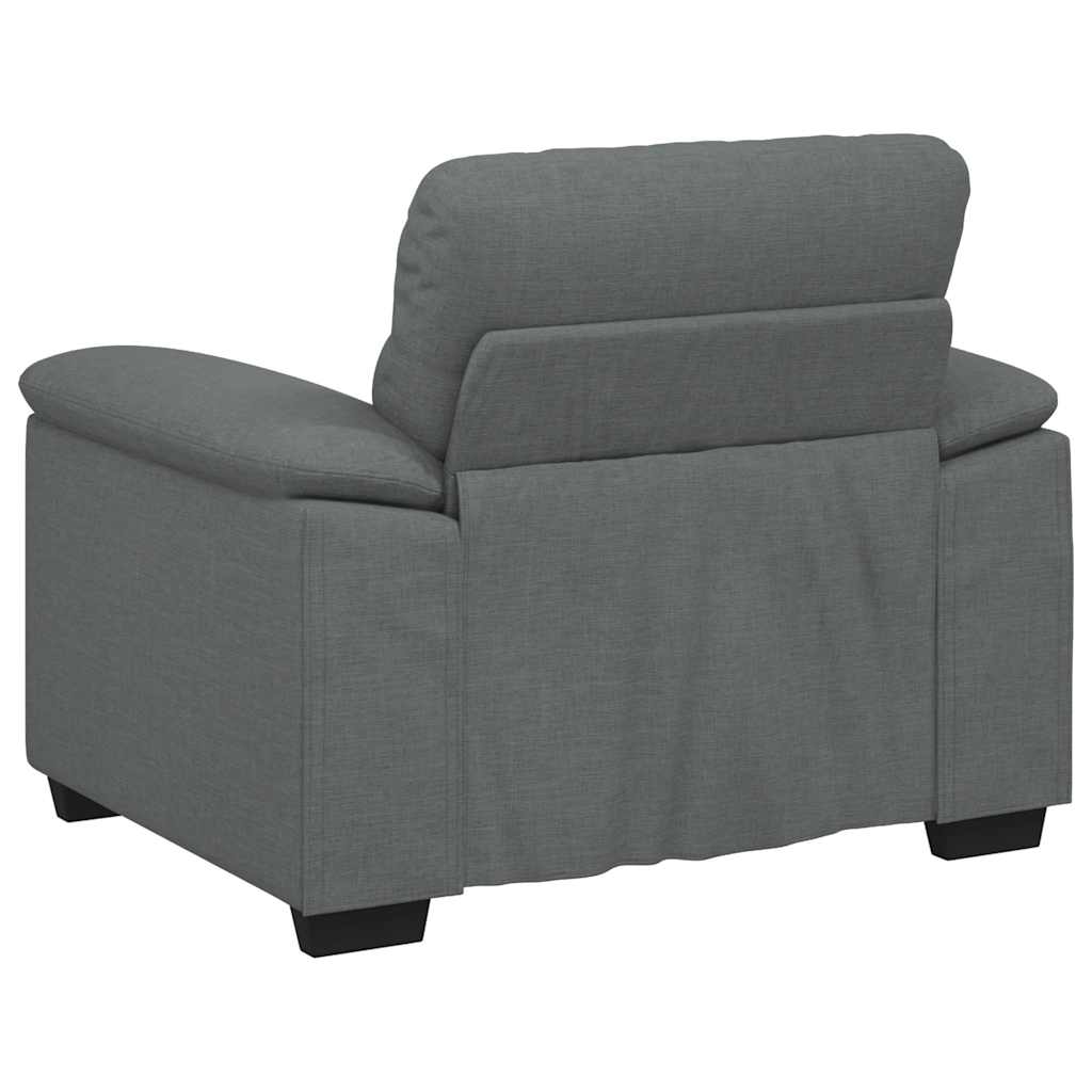 Sofa Chair Dark Grey 60 cm Fabric