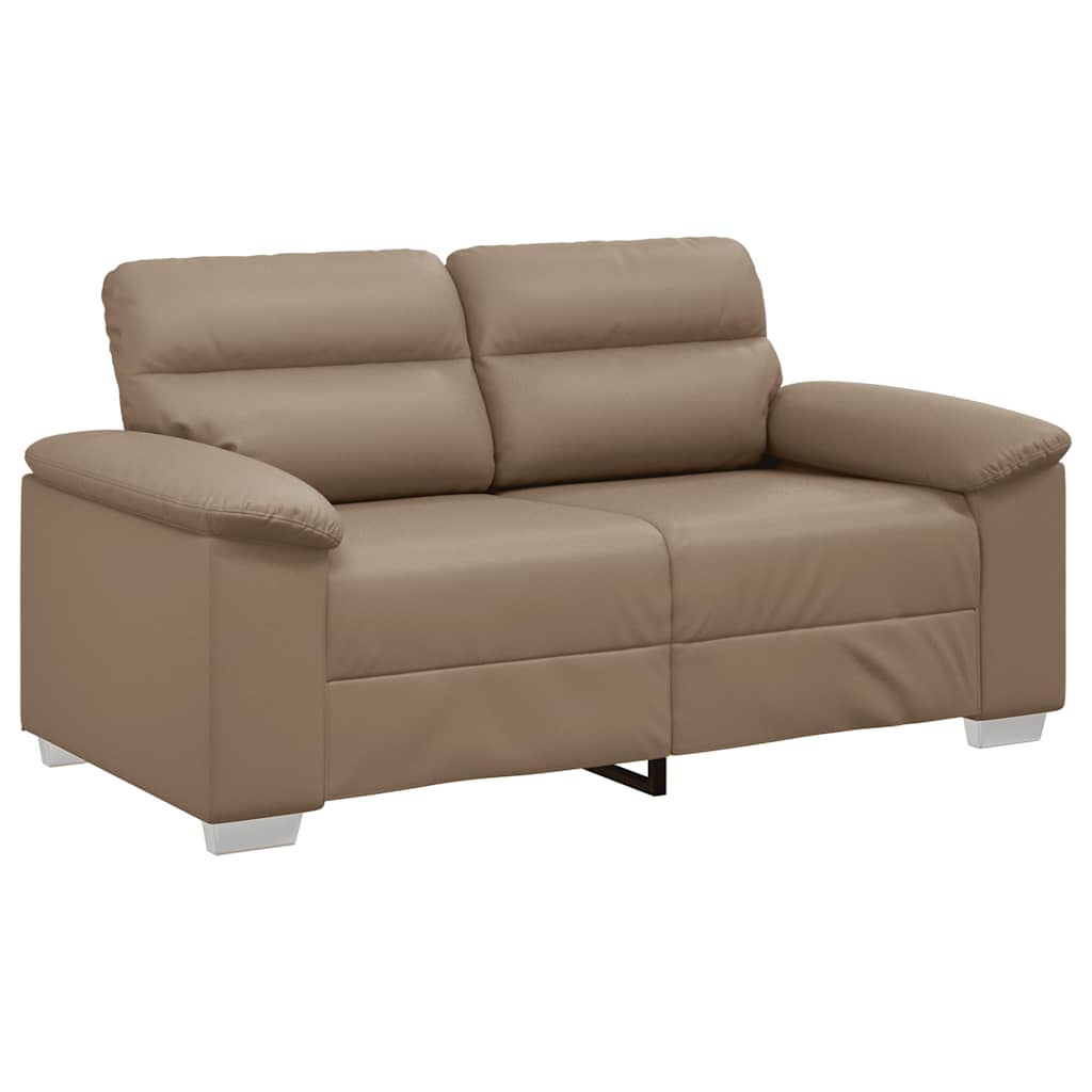 2-seater sofa, cappuccino, 120 cm, eco-leather