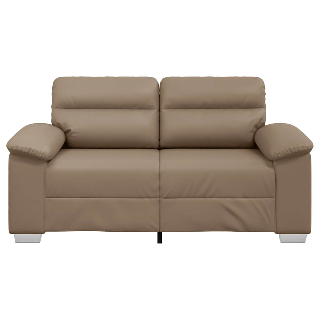 2-seater sofa, cappuccino, 120 cm, eco-leather