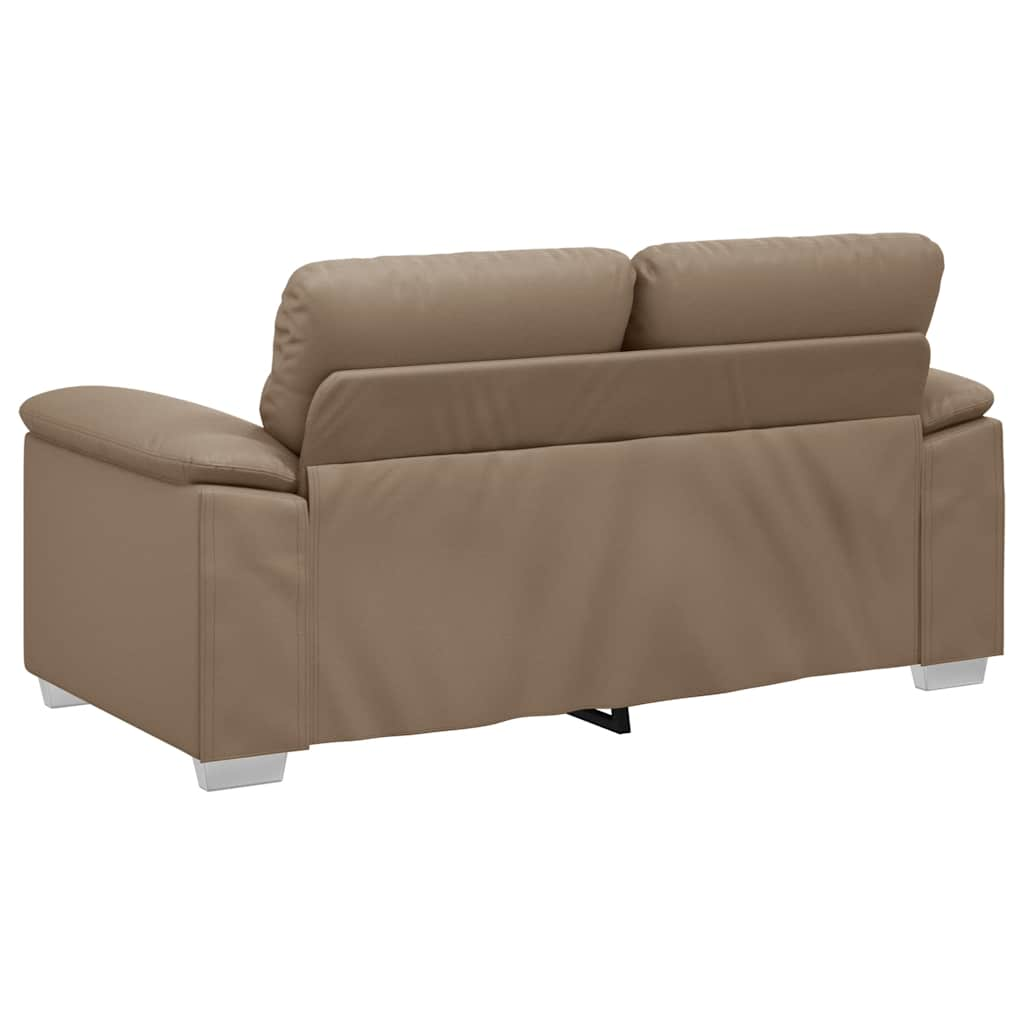 2-seater sofa, cappuccino, 120 cm, eco-leather