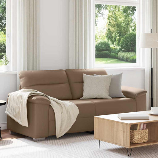 2-seater sofa, cappuccino, 140 cm, eco-leather