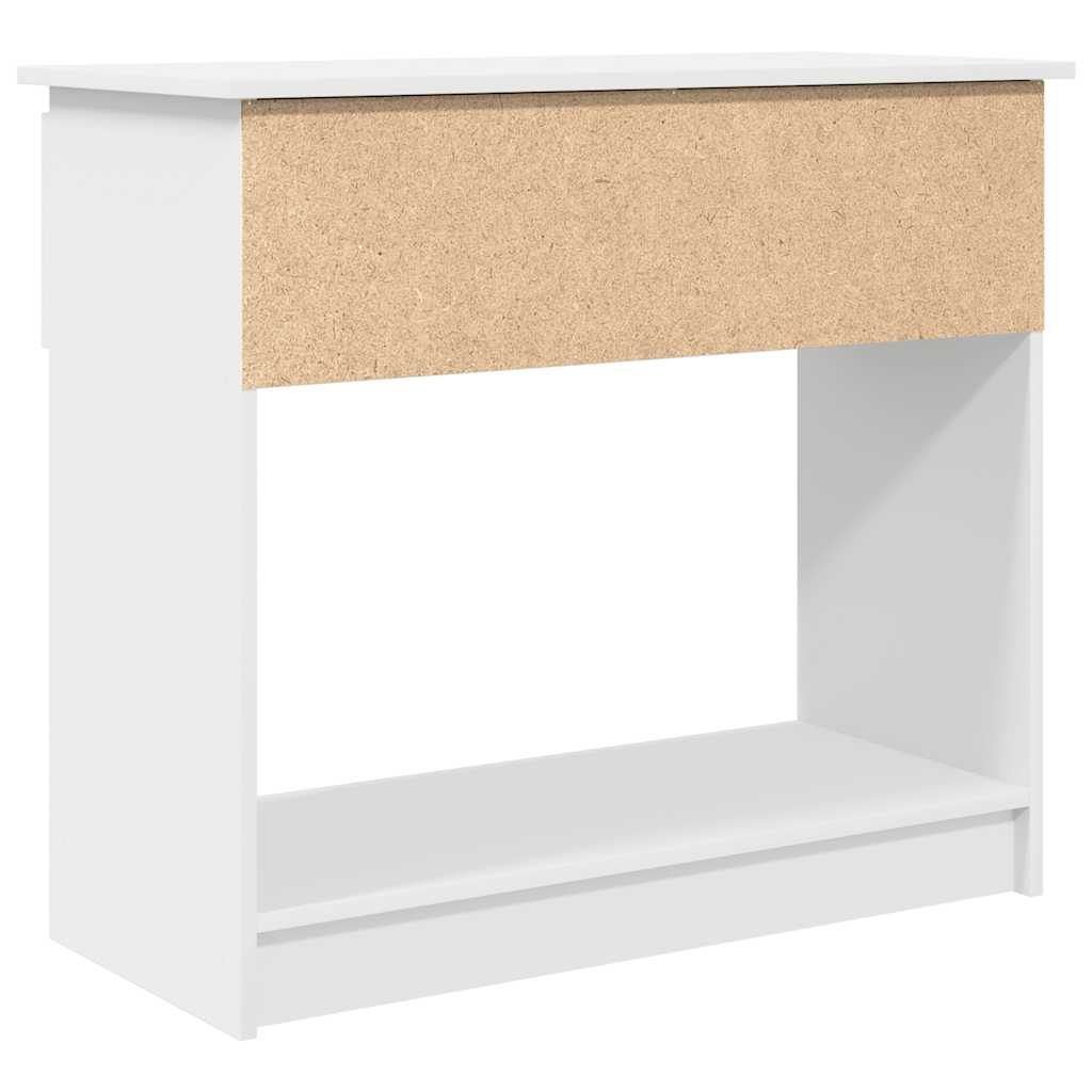 Console with drawers white 85.5x38.5x74.5 cm