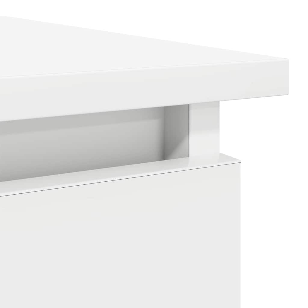 Console with drawers white 85.5x38.5x74.5 cm