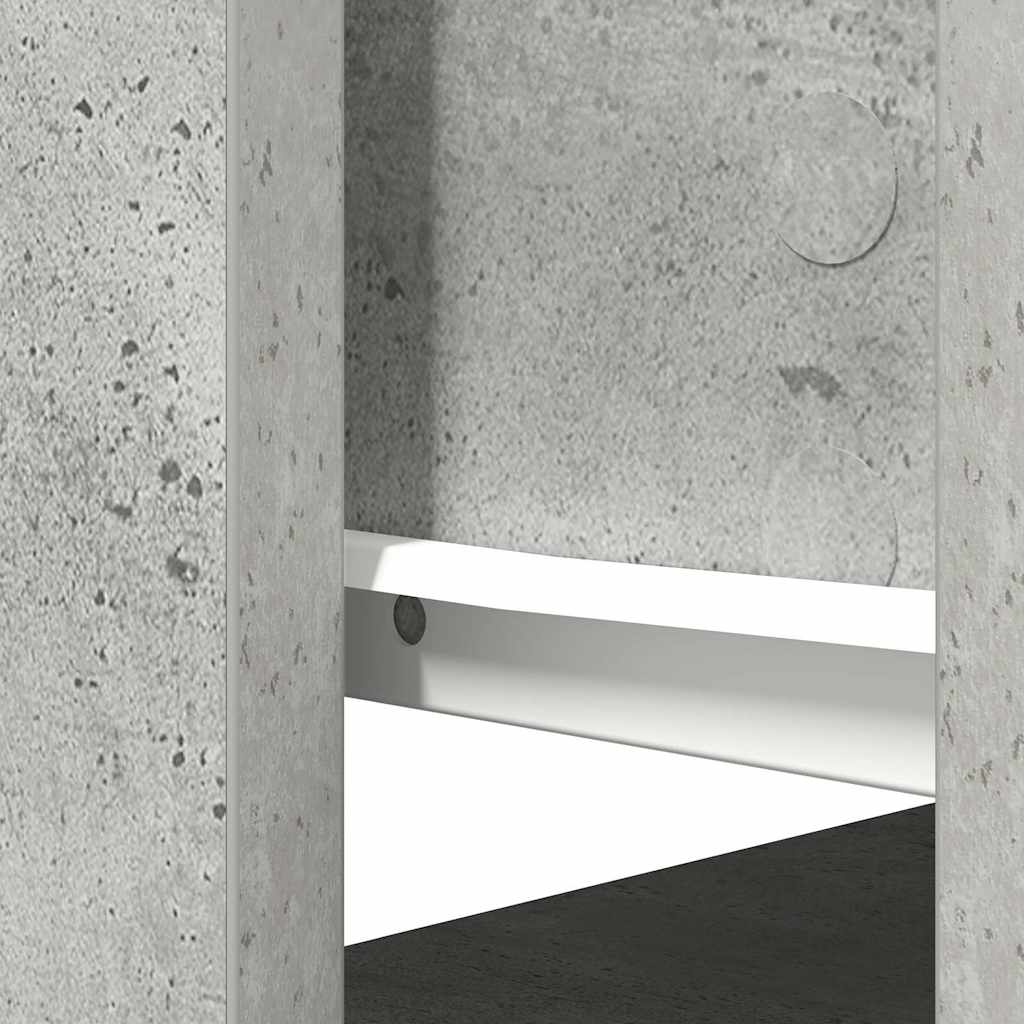 Console with drawers Concrete gray 85.5x38.5x74.5 cm