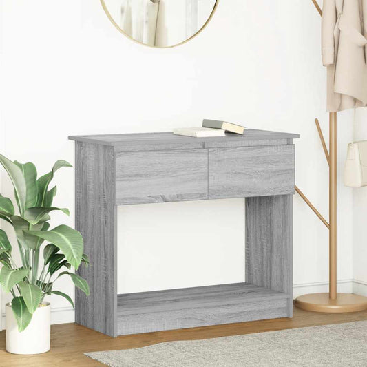 Console with drawers Sonoma Grey 85.5x38.5x74.5 cm