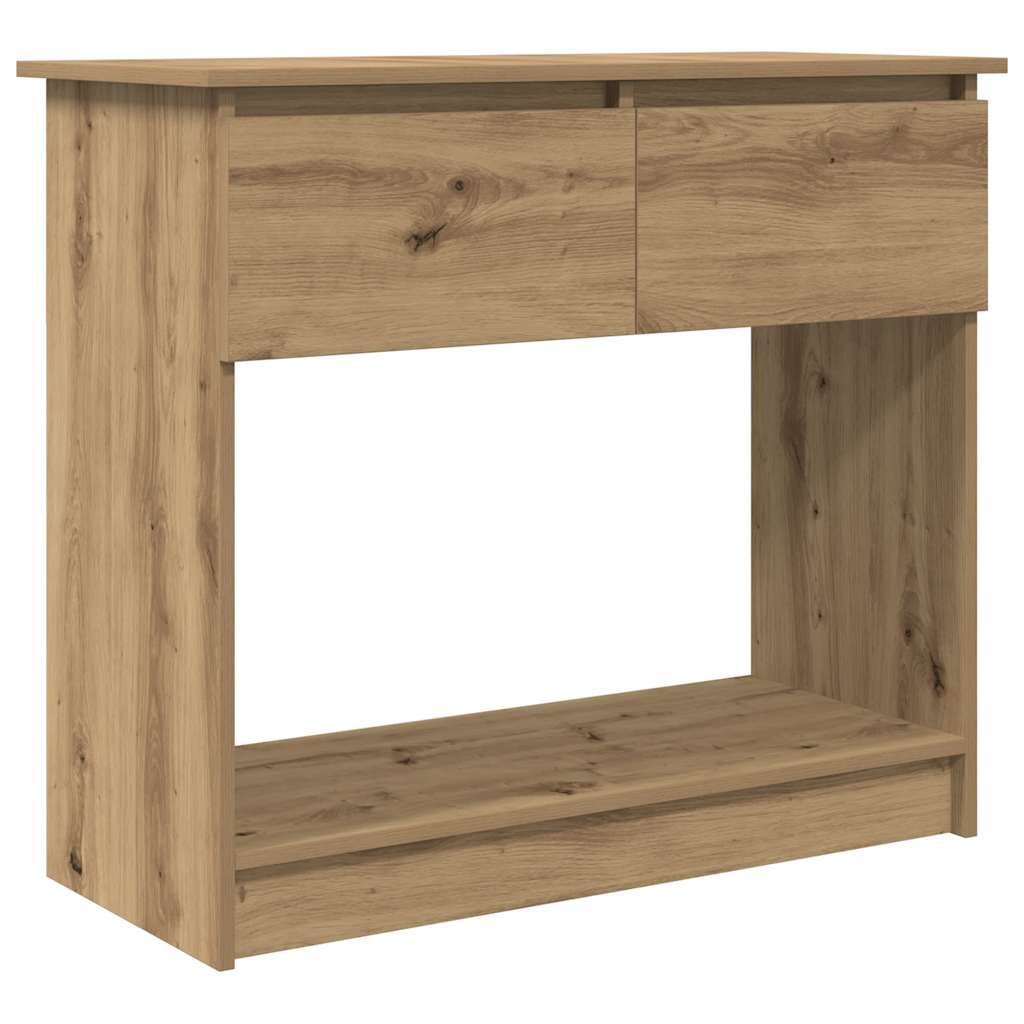 Console with drawers Artisan Oak 85.5x38.5x74.5 cm