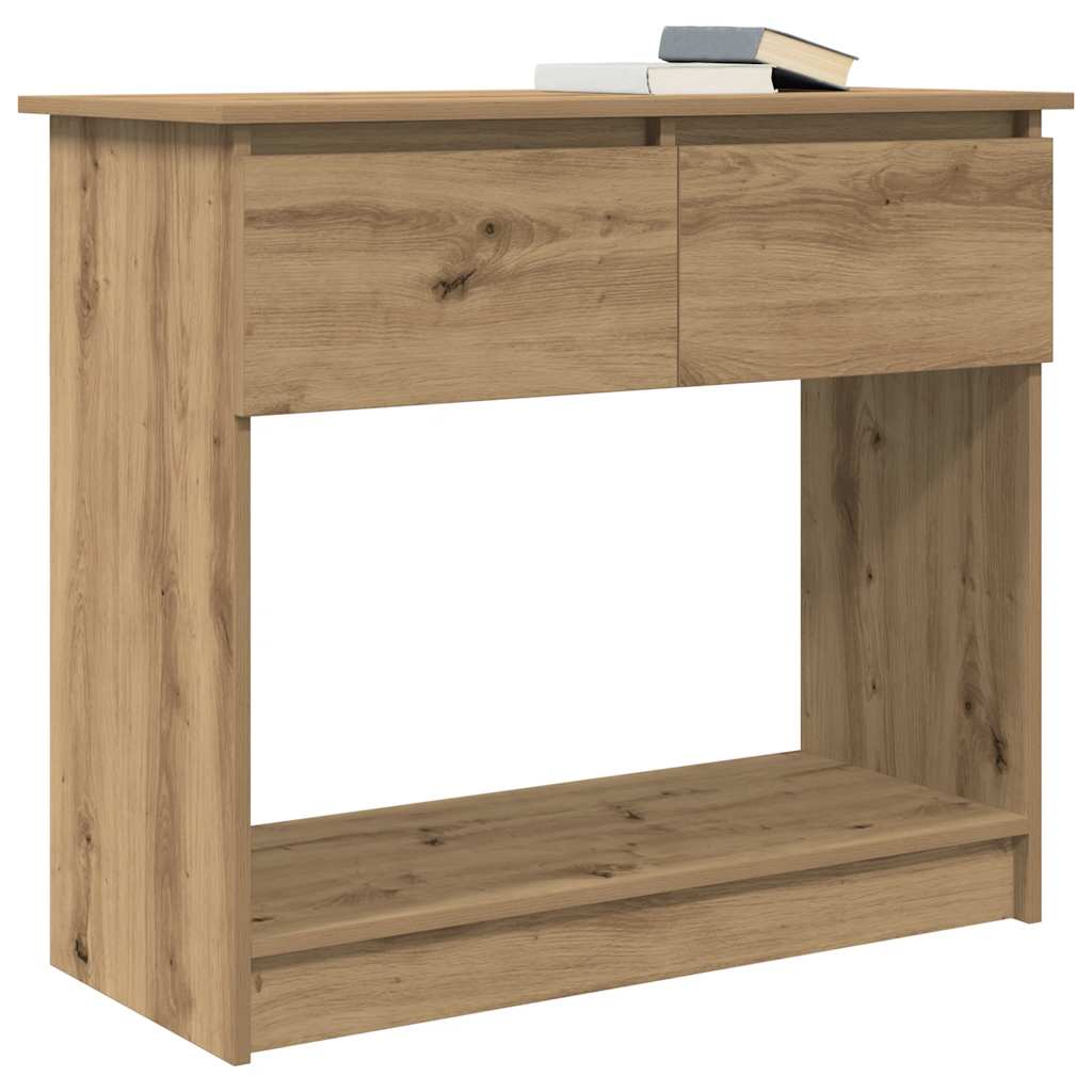 Console with drawers Artisan Oak 85.5x38.5x74.5 cm