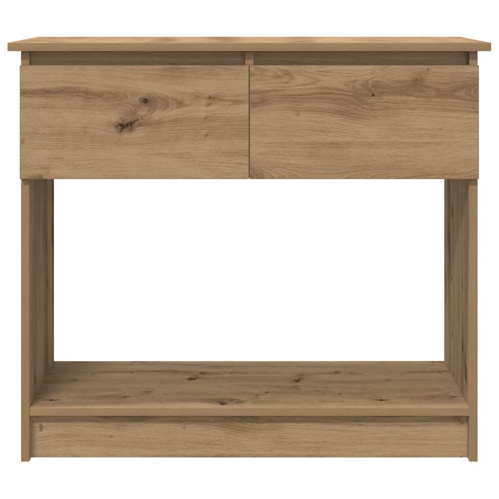 Console with drawers Artisan Oak 85.5x38.5x74.5 cm